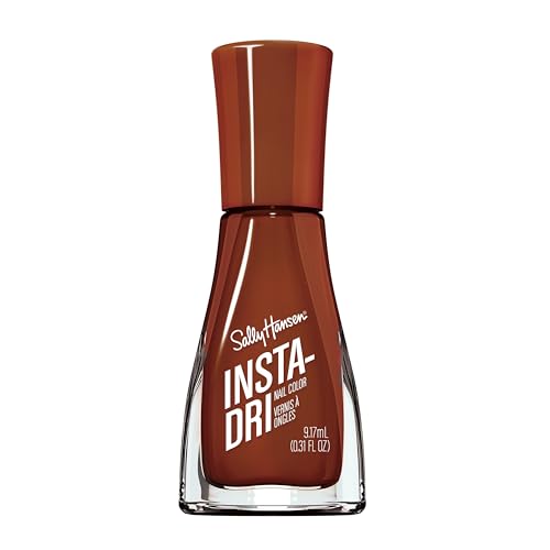 Sally Hansen Insta-Dri, Across the Multiverse, Quick Dry, Long Lasting, Opaque, Shiny Brown Nail Polish