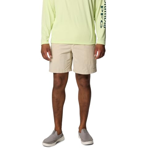 Columbia Mens PFG Backcast IV Quick Dry Swim Shorts, Fossil, Medium x 6