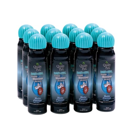 Quality Park Dab-N-Seal Envelope Moistener with Adhesive 50mL