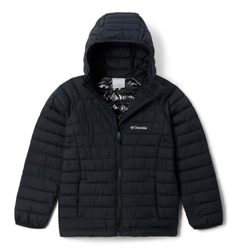 Columbia Youth Girls Powder Lite II Hooded Jacket, Black, Medium