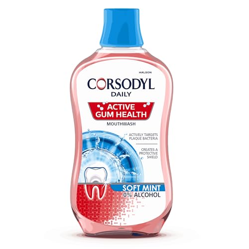 Corsodyl Mouthwash Daily Active Gum Health, Fluoride Mouthwash