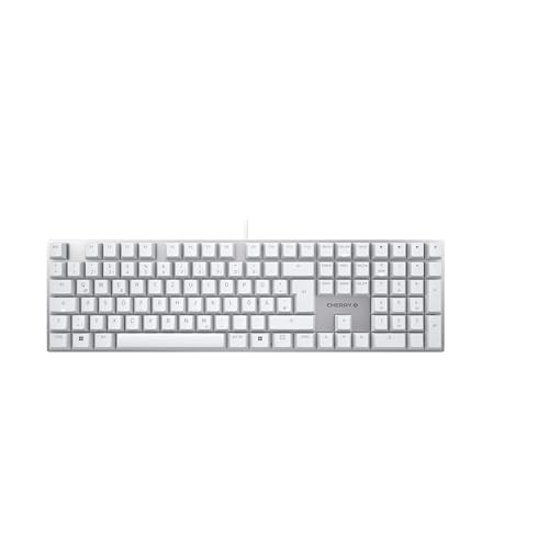 CHERRY KC 200 MX, Mechanische Tastatur, DE QWERTZ, MX2A Silent RED, Weiß