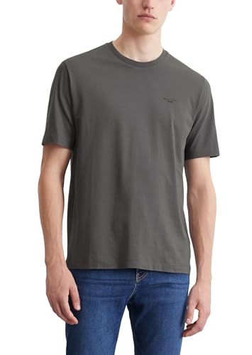 (-27%) Marc OߴPolo Denim Herren T-Shirt aus Bio-Baumwolle Regular Fit, Grau (Grau), L