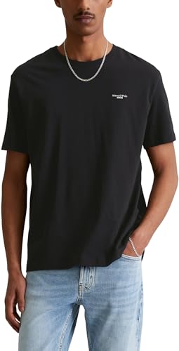 🔥 SELTEN SO GÜNSTIG (-54%) Marc O'Polo Denim Herren T-Shirt aus Bio-Baumwolle Regular Fit, Schwarz (Black), XL