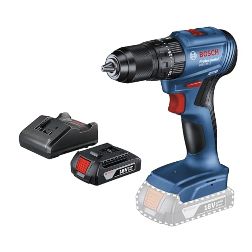 Bosch Furadeira Parafusadeira Impacto 18V GSB185LI-1BC 1 bateria