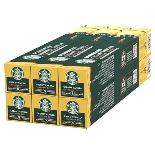 STARBUCKS Creamy Vanilla Flavoured Coffee by NespressoCoffee Capsules x 60