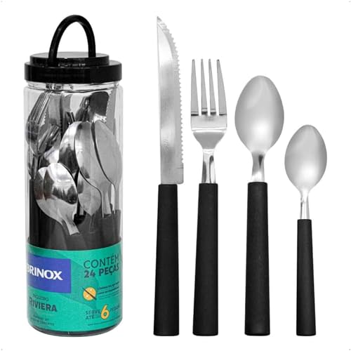 Faqueiro Brinox 24 Peças por R$ 36! 🍽️