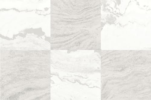 FloorPops x Chris Loves Julia 12-in by 12-in Bonneville Beige Peel and Stick Floor Tiles, FP5061