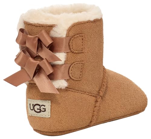 UGG Girls I Baby Bailey Bow Fashion Boot, Chestnut, 4-5 Infant