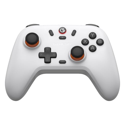 GameSir Nova Lite 2.4g Wireless Controller for Windows PC, iPhone, Android, Switch & Steam Deck, Bluetooth Controller Gamepad with Hall Effect Trigger,Turbo,Rumble Vibration(White)