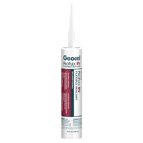 Geocel GC28100 Pro Flex RV Flexible Sealant - 10 oz., Clear