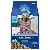 Blue Buffalo Wilderness High Protein, Natural Adult Indoor Dry Cat Food, Chicken 15-lb