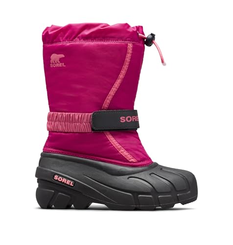 SOREL Children's Flurry Boot - Deep Blush, Tropic Pink - 2
