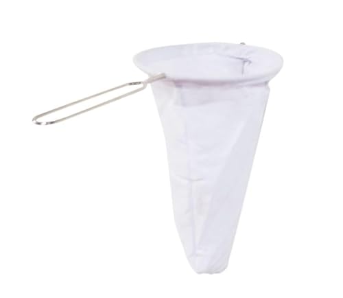 FSBY: Tea/Coffee Filter, Size 3.0 inches, Reusable, Traditional Thai style, Cloth Tea Filter Sock, Pour Over, Dripper Filter, Coffee Strainer