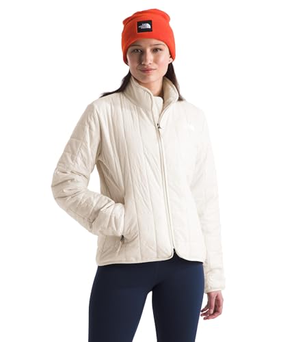 THE NORTH FACE Women's Junction Insulated Jacket (Standard & Plus Size) | Winter Coat with Water Repellent Finish & Secure Zip Hand Pockets, White Dune, Medium