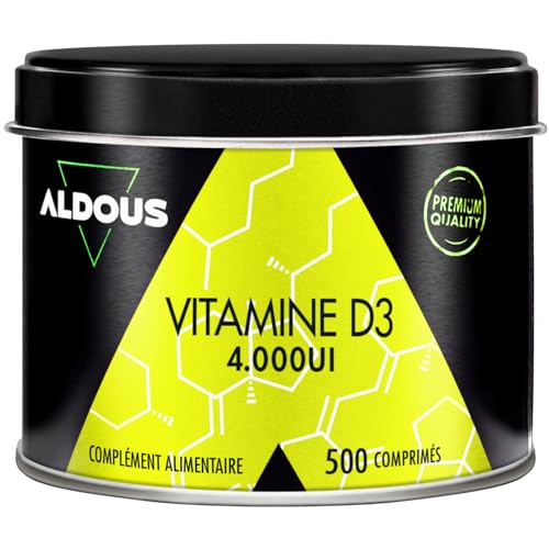 Vitamina D3 4000 UI - 500 Comprimidos Maxima Dosis
