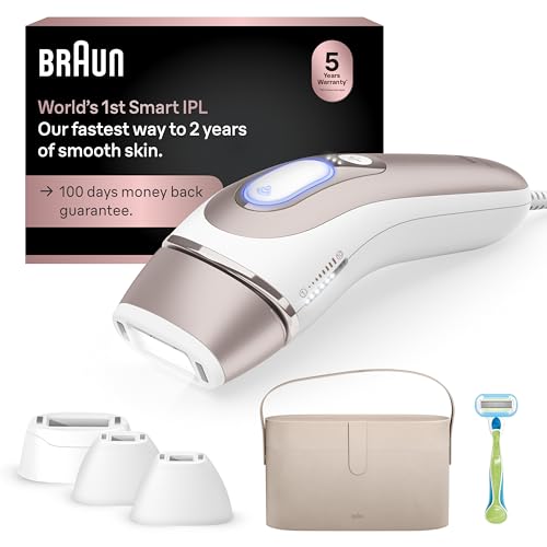 Braun Smart IPL, Vogue’s Best Hair Removal Device, Skin i·Expert Pro 7: at Home Laser Hair Removal, Permanent Visible