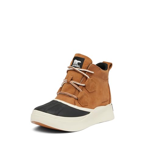 SOREL Women's Out N About lV Classic Waterproof Boot - Taffy, Black - 7.5