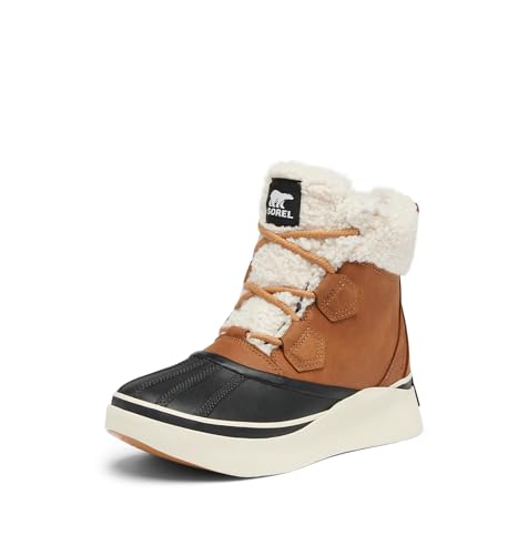 SOREL Women's Out N About lV Chillz Waterproof Boot - Taffy, Black - 8