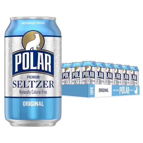 Polar Seltzer Water Original 12 Fl Oz Cans 18 Pack
