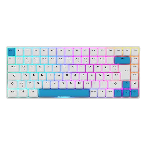 (-33%) Sharkoon Skiller SGK50 S3 PBT Weiß, RGB Gaming Keyboard, 75% Layout