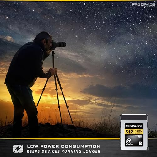 ProGrade Digital Memory Card - CFexpress 4.0 Type B for Cameras | Optimized for Express Transfer of Files & Large Storage | 512GB Gold Series