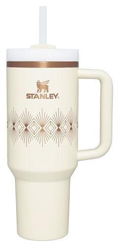 STANLEY Quencher H2.O FlowState™ Becher, cremefarben, glänzend, 1,2 l