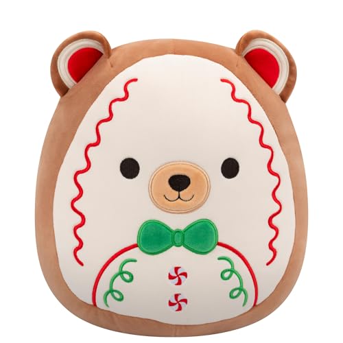 Squishmallows Original 12-Inch Tolef Cookie Bear - Official Jazwares Plush (Medium-Sized)