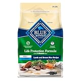 Blue Buffalo Life Protection Formula Adult Dry Dog Food, Helps Build and Maintain Strong Muscles, Made with Natural Ingredients, Lamb & Brown Rice Recipe, 24-lb. Bag