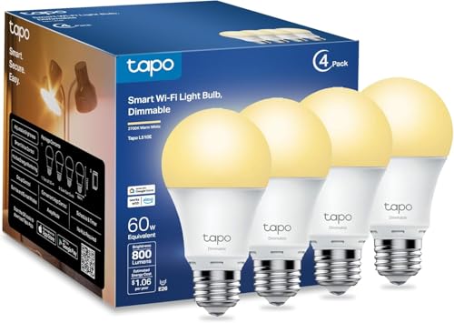 TP-Link Tapo Smart Bulb L510E 4-Pack