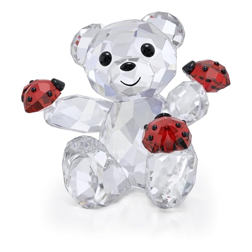 (-29%) Swarovski Kris Bear Viel Glück Bär, Detailverliebter Bär aus Mehrfarbigem, Strahlendem Kristall