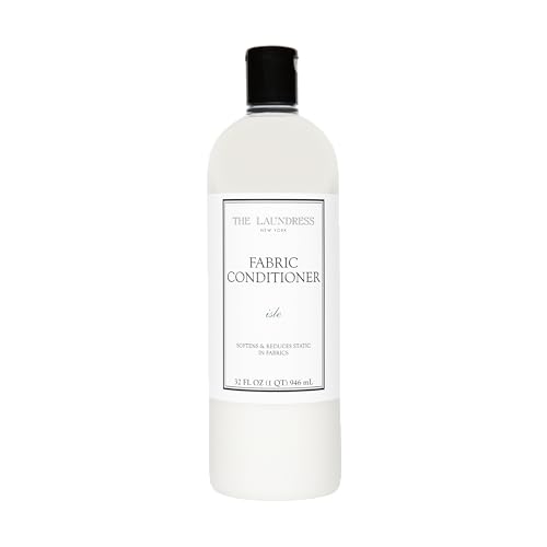 The Laundress Isle Fabric Conditioner, Soften Fabrics, Reduces Static, Concentrated Fabric Softener Liquid, Isle Scent, 32 Fl Oz