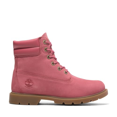 Timberland Women's Linden Woods 6-Inch Lace-Up Waterproof Boot, Pink Nubuck, 7.5