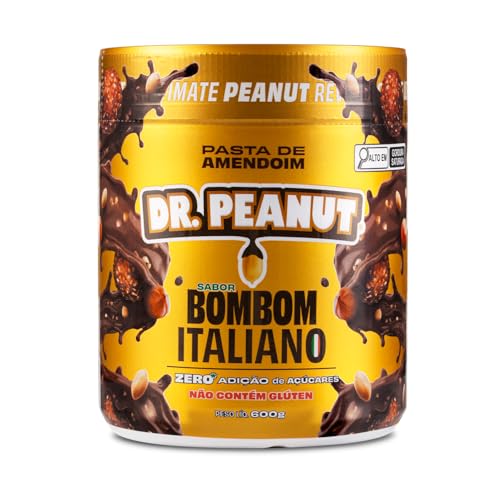 Pasta de amendoim com whey protein bueníssimo 600g Dr. Peanut