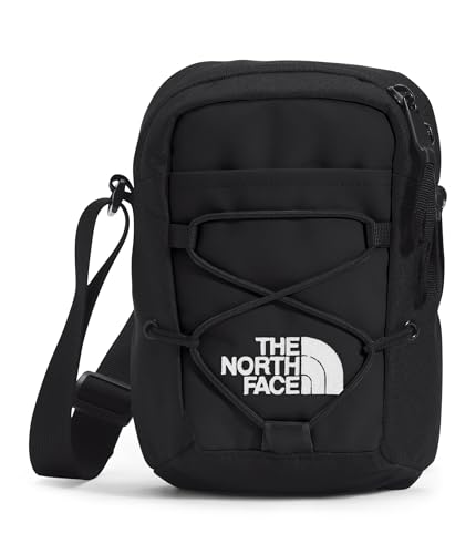 The North Face Jester Crossbody Bag | Sling Bag with Bungee System, Pockets, Adjustable Strap, Multiple Carry Options, Water-Repellent,TNF Black-NPF,One Size