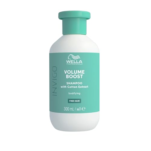 2,50€ Coupon! Wella Professionals INVIGO VOLUME BOOST Bodifying Shampoo – Volumen-Boost-Formel für normales bis feines Haar, 300 ml