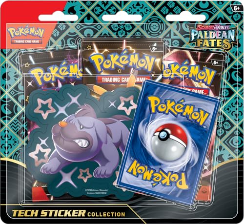 POKEMON TCG: Scarlet and Violet: PALDEAN Fates: TECH Sticker Collection - Shiny Maschiff
