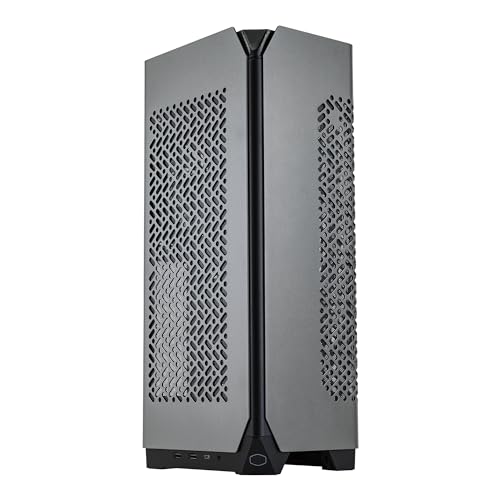 Cooler Master Ncore 100 Max ITX SFF Computer Case - Silver Edition | Pre Installed SFX 850 ATX 3.0 PSU, Customized CPU Cooler & PCIe 4.0 Riser Cable |