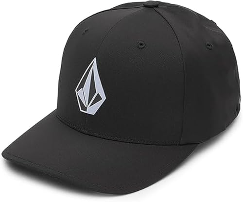 Volcom Mens Full Stone Flexfit Hat Black Large/X-Large