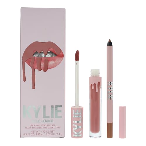 Kylie Cosmetics Matte Lip Kit - 808 Kylie for Women - 2 Pc 0.10oz Matte Liquid Lipstick, 0.03oz Lip Liner