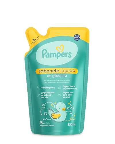 PAMPERS REFIL SABONETE LÍQUIDO GLICERINA 350ml