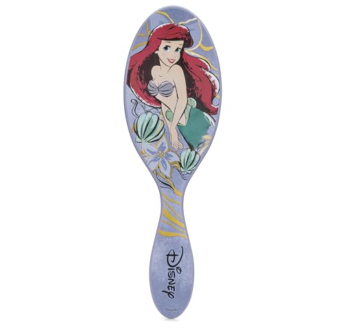 Wet Brush Disney Original Hair Detangler, Ariel (Elegant Princess), Ultra-Soft IntelliFlex Bristles, Detangling Brush Glides Through Tangles (Wet Dry & Damaged Hair), Women & Men