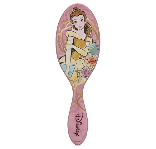 Wet Brush Disney Original Hair Detangler, Belle (Elegant Princess), Ultra-Soft IntelliFlex Bristles, Detangling Brush Glides Through Tangles (Wet Dry & Damaged Hair), Women & Men