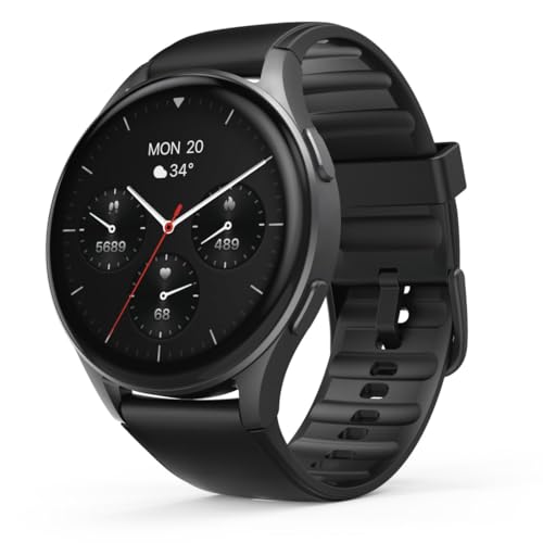 (-46%) Hama Smartwatch mit GPS, Wasserschutz IP68, Telefonfunktion schwarz