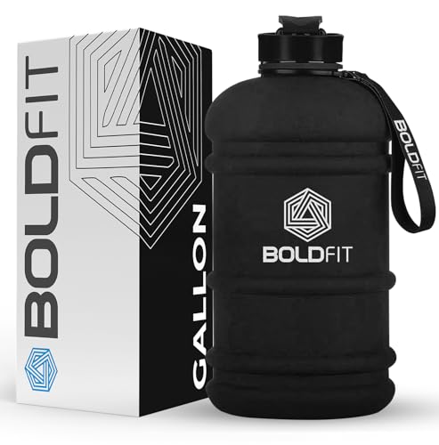 2 Litre Water Bottle, Black | Large Gym Water Jug for Men & Women | Sports Bottle for Hydration, Workout, Fitness, Travel & Outdoor Activities | BPA-F