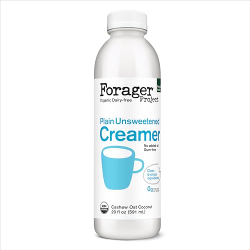 Forager Project Organic Dairy-Free Creamer, Plain Unsweetened, 20 FZ