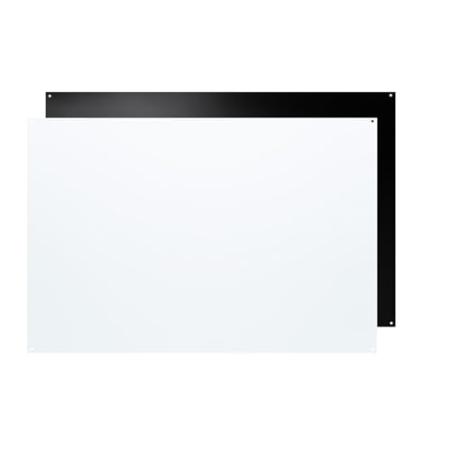 Broan-NuTone SP300224 Reversible Backsplash Splatter Guard and Cooking Shield, Range Hood Accessories to Keep Kitchen Clean, 30"x24", White/Black