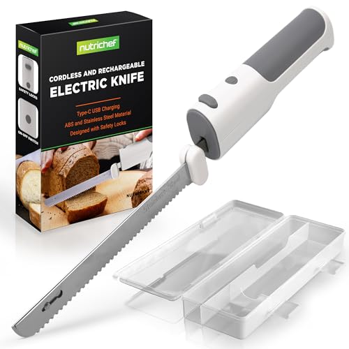 NutriChef Cordless Electric Knife Best Safety Features If you are worried about the potential