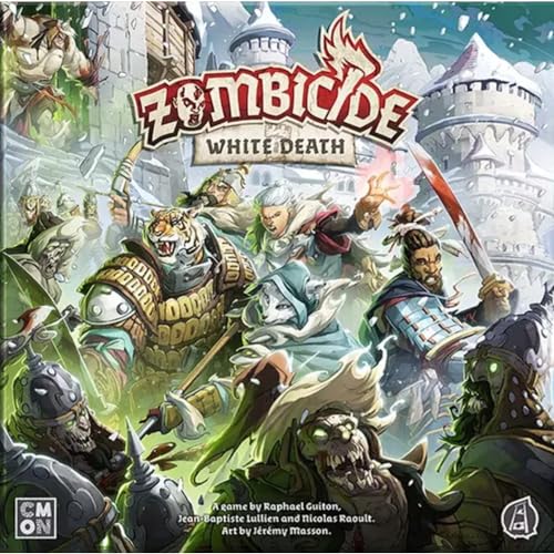 CMON Zombicide White Death Board Game - Battle The Undead Siege in The Frozen North! Cooperative Strategy Game with Tabletop Miniatures, Ages 14+, 1-6 Players, 1 Hour Playtime