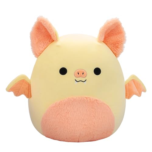 🔥 STARKER PREIS (-36%) Squishmallows 40 cm Meghan die Fledermaus mit kuscheligem Bauch - Ultraweiches offizielles Jazwares Plüsch